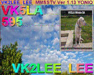 SSTV image from VK2KDK_2M