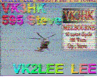 SSTV image from VK2KDK_2M