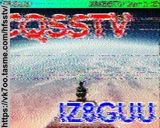 SSTV image from VK7OO_20M
