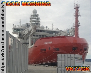 SSTV image from VK7OO_20M