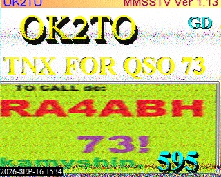 SSTV image from 2E0FWE_20M
