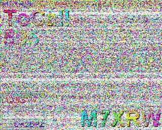 SSTV image from IU0FBK_20M