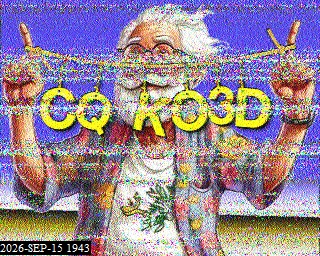 SSTV image from KO6KL_20M