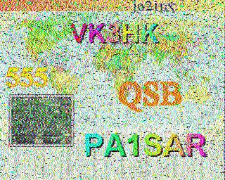 SSTV image from PD2PW_20M