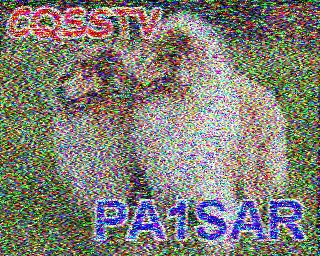SSTV image from PD2PW_20M