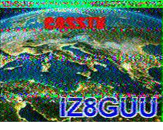 SSTV image from PD2PW_20M