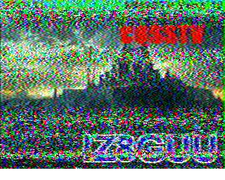SSTV image from PD2PW_20M