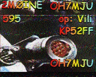SSTV image from PD2PW_20M