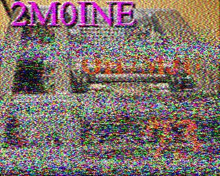SSTV image from PD2PW_20M