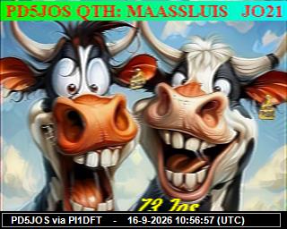 SSTV image from PI1DFT_2M