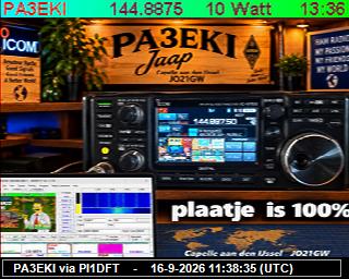 SSTV image from PI1DFT_2M