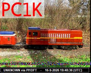 SSTV image from PI1DFT_2M