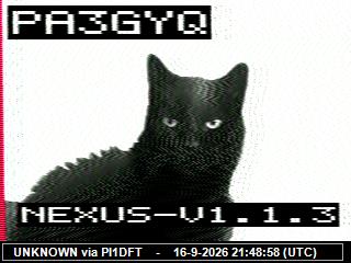SSTV image from PI1DFT_2M