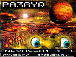 SSTV image from PI1DFT_2M