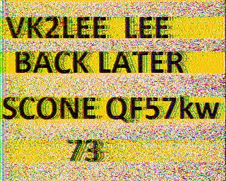 SSTV image from VK2KDK_2M