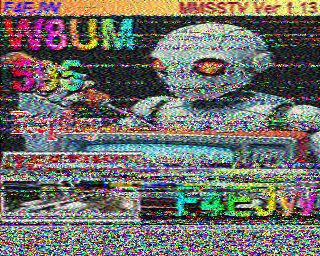 SSTV image from WF3F_20M