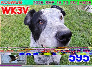 SSTV image from WF3F_20M