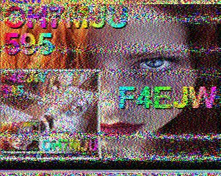 SSTV image from IU0FBK_20M