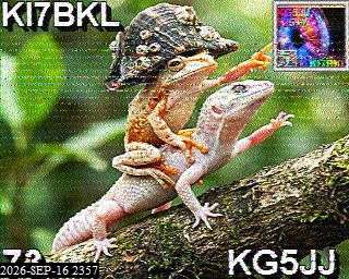 SSTV image from KO6KL_20M