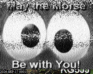 SSTV image from KO6KL_20M