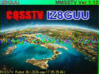 SSTV image from PA0041SWL_20M