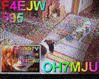 SSTV image from PD2PW_20M