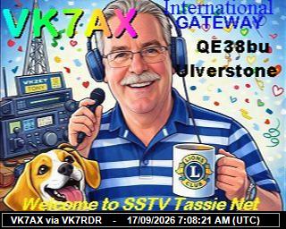 SSTV image from PI1DFT_2M