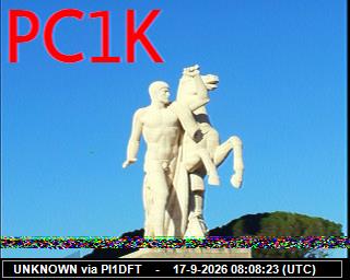 SSTV image from PI1DFT_2M