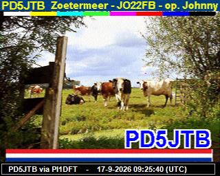 SSTV image from PI1DFT_2M