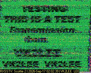 SSTV image from VK7DIK_2M