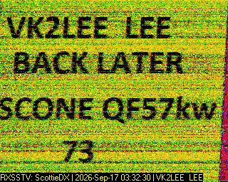 SSTV image from VK7DIK_2M