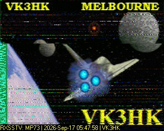 SSTV image from VK7DIK_2M