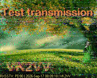 SSTV image from VK7DIK_2M