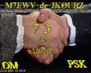 SSTV image from 2E0FWE_20M