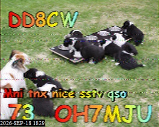 SSTV image from 2E0FWE_20M