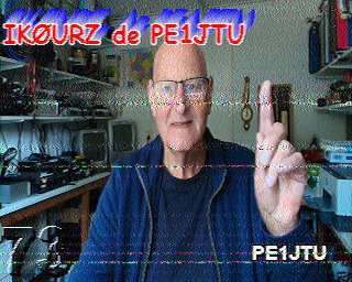 SSTV image from IU0FBK_20M