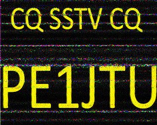 SSTV image from IU0FBK_20M