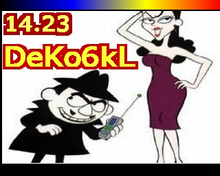SSTV image from KO6KL_20M