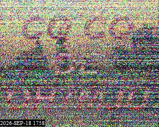 SSTV image from KO6KL_20M