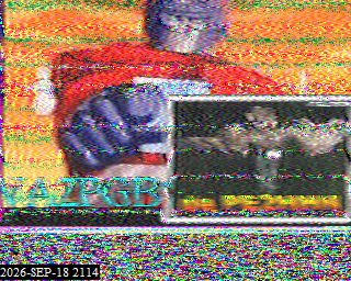 SSTV image from KP4TR_20M
