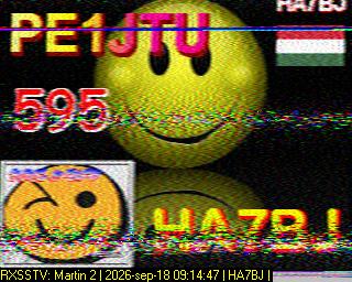 SSTV image from PA0041SWL_20M
