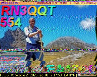 SSTV image from PA0041SWL_20M