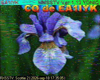 SSTV image from PA0041SWL_20M