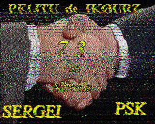 SSTV image from PA3ADE_2M
