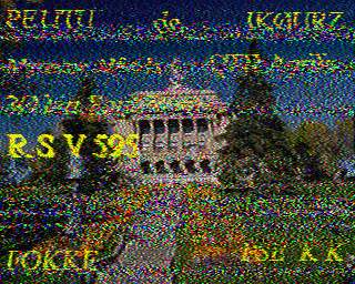 SSTV image from PA3ADE_2M