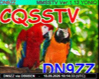 SSTV image from PC1K_2M