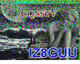 SSTV image from PD2PW_20M