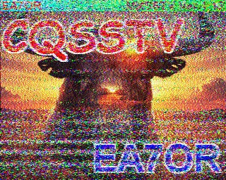 SSTV image from PD2PW_20M