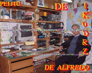 SSTV image from PD2PW_20M