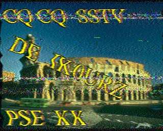SSTV image from PD2PW_20M